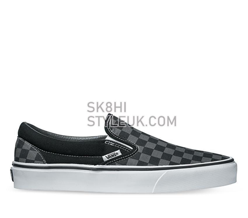 Vans CLASSIC SLIP-ON Mens Womens - Black Pewter VN-0EYEBPJ Shoes