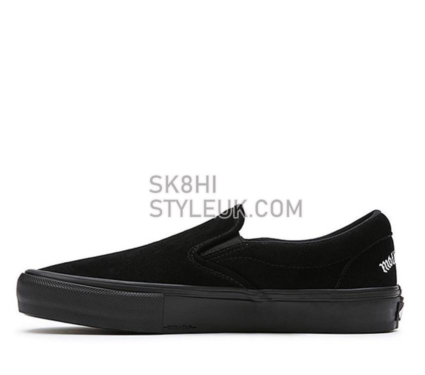 Vans X Motorhead Skate Slip On Mens Womens - Motorhead Black/Black VN0005V6BKA Shoes