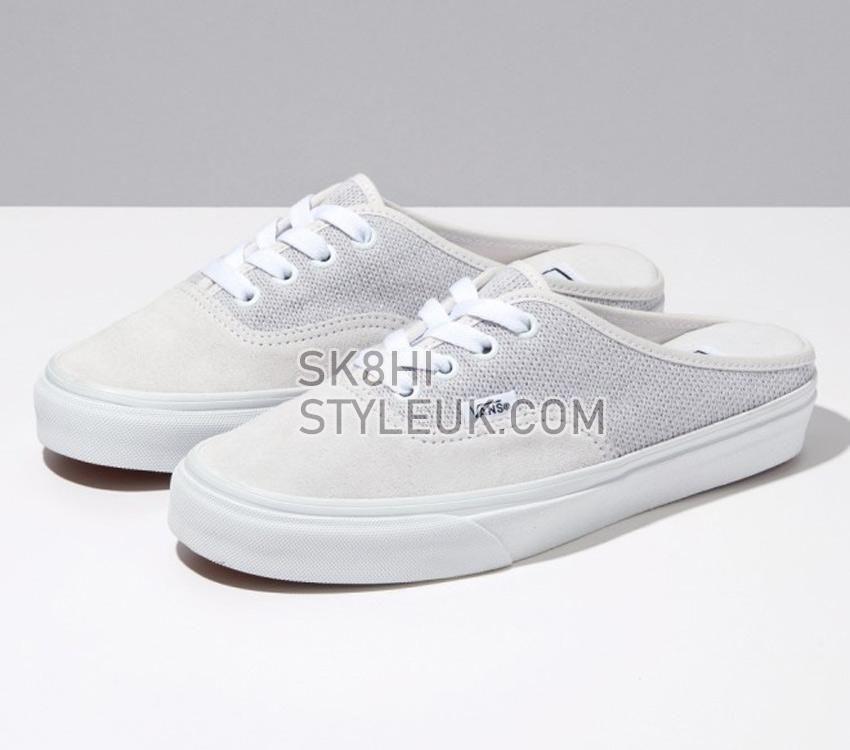 Vans Authentic Mule Cozy Knit Mens Womens - Cozy Knit Light Grey VN0A54F7LTG Shoes