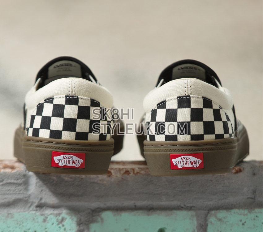 Vans Skate Slip-On Checkerboard Mens Womens - Checkerboard Black/Dark Gum VN0005V139L Shoes