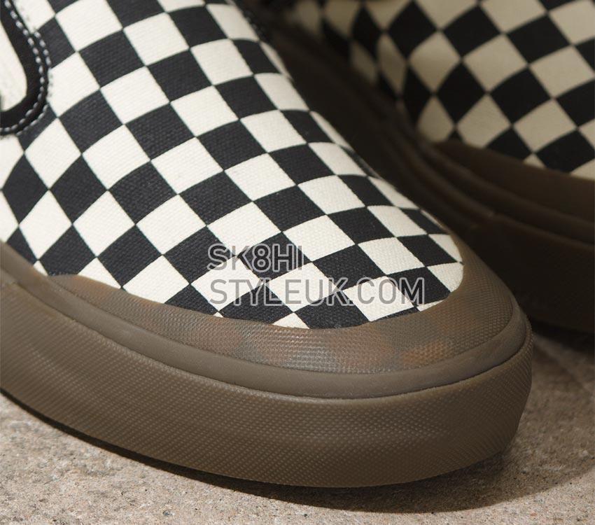 Vans Skate Slip-On Checkerboard Mens Womens - Checkerboard Black/Dark Gum VN0005V139L Shoes