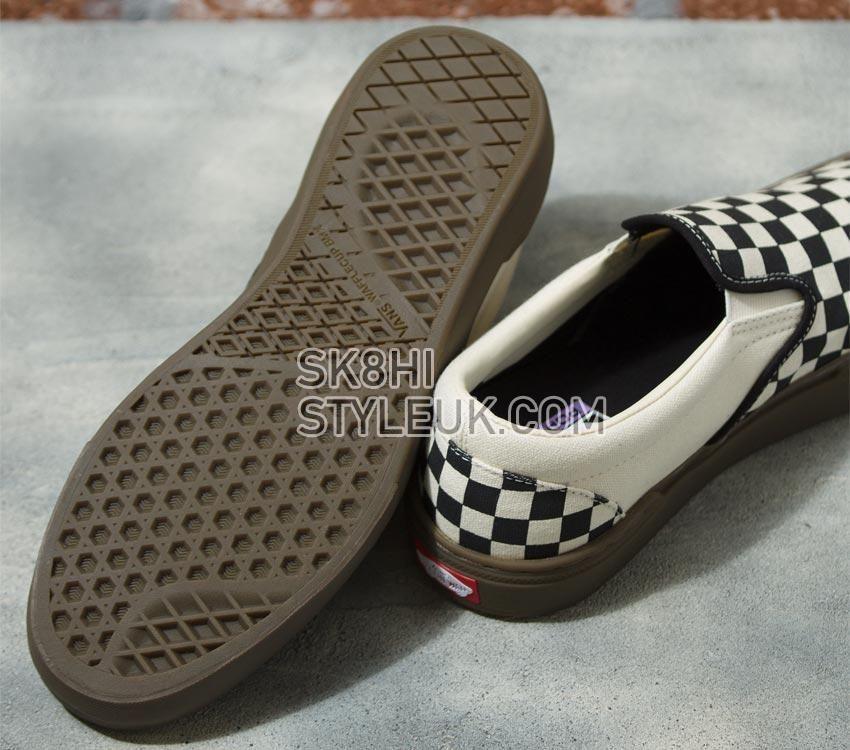 Vans Skate Slip-On Checkerboard Mens Womens - Checkerboard Black/Dark Gum VN0005V139L Shoes