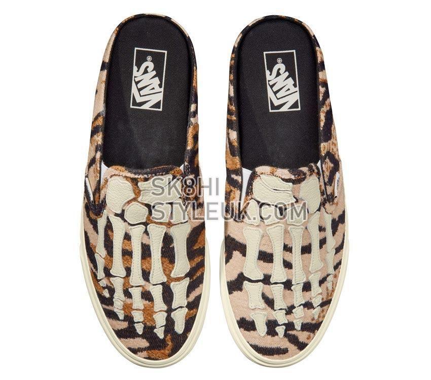 Vans Classic Slip-On Mule Hazy Bones Mens Womens - Hazy Bones Blanc De Blanc VN0A4P3UJVY Shoes