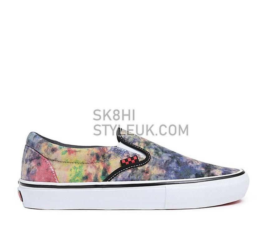 Vans Skate Slip-On Tie-Dye Mens Womens - Tie-Dye Terry Black/Multi VN0A5FCABML Shoes