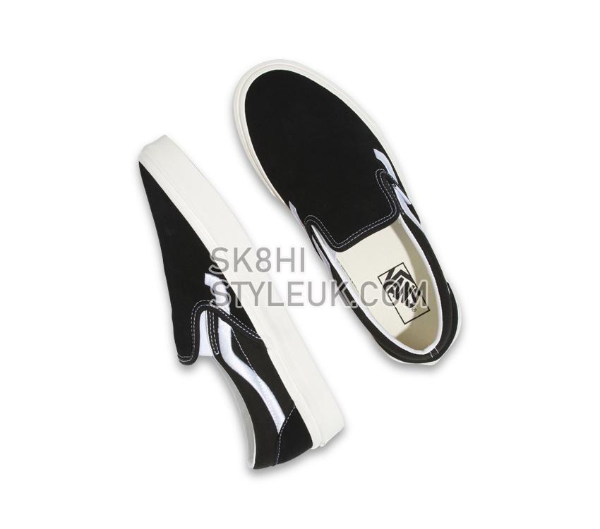 Vans CLASSIC SLIP-ON SIDESTRIPE Mens Womens - Sidestripe Black VN0A5JMHBL8 Shoes