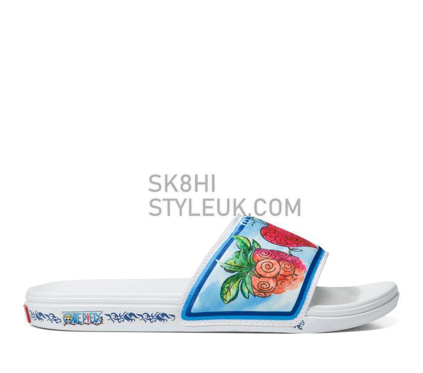 Vans X One Piece La Costa Slide-On Mens Womens - One Piece Devil Fruit True Blue VN0A5HF57WM Shoes