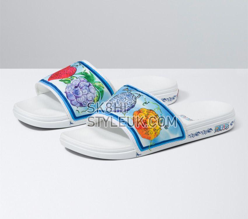 Vans X One Piece La Costa Slide-On Mens Womens - One Piece Devil Fruit True Blue VN0A5HF57WM Shoes