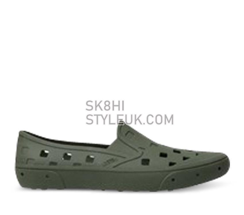 Vans Slip-On Trk Mens Womens - Green Milieu VN0A5HF8YV2 Shoes