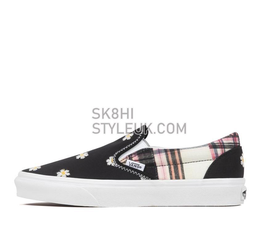 Vans Classic Slip-On Floral Plaid Womens - Floral Plaid Patchwork VN0A5JMHUUW Shoes