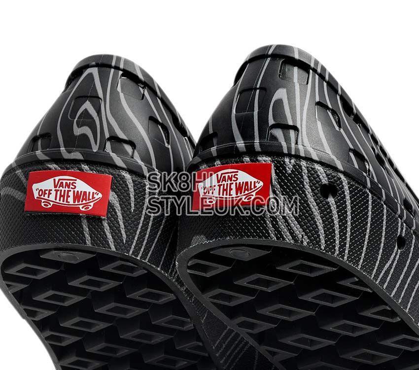 Vans x Nathan Florence Slip-On Trk Womens - Nathan Florence Black/Grey VN0A5HF8N42 Shoes