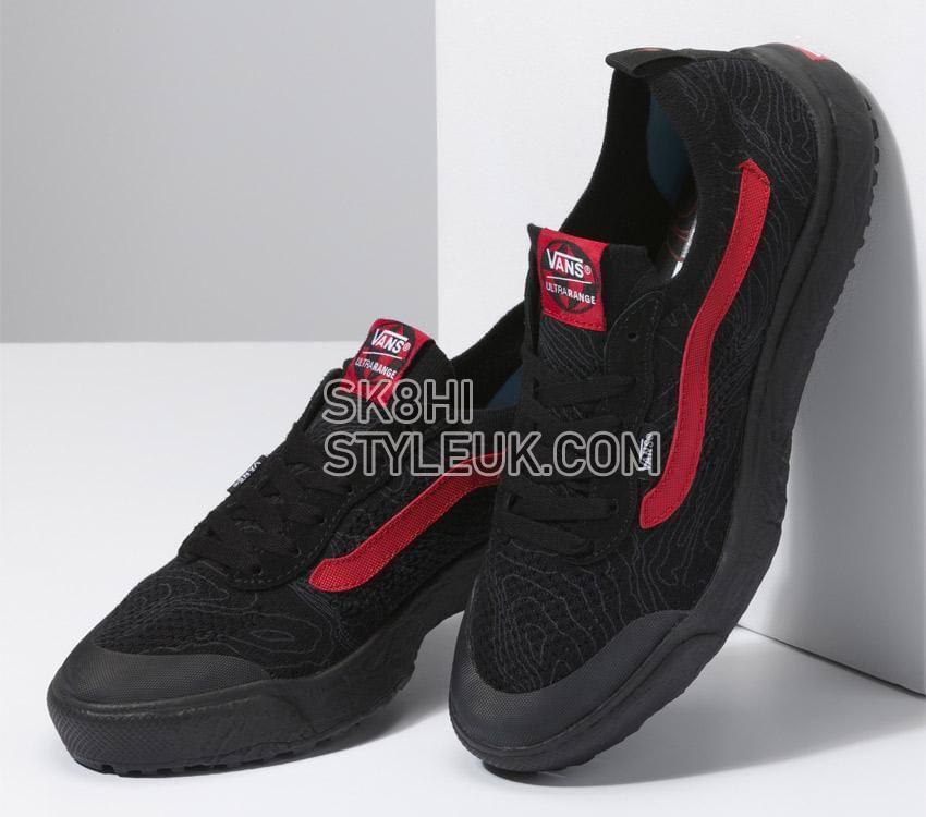 Vans x Nathan Florence Ultrarange Vr3 Mens Womens - Nathan Florence Black/Red VN0A4BXB458 Shoes