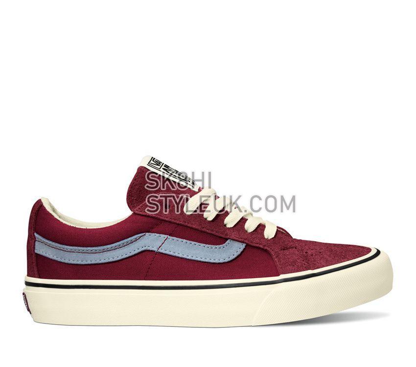 Vans Sk8-Low Reissue Vr3 Sf Mens Womens - Hairy Suede Tawny Port VN0A5JMBTWP Shoes