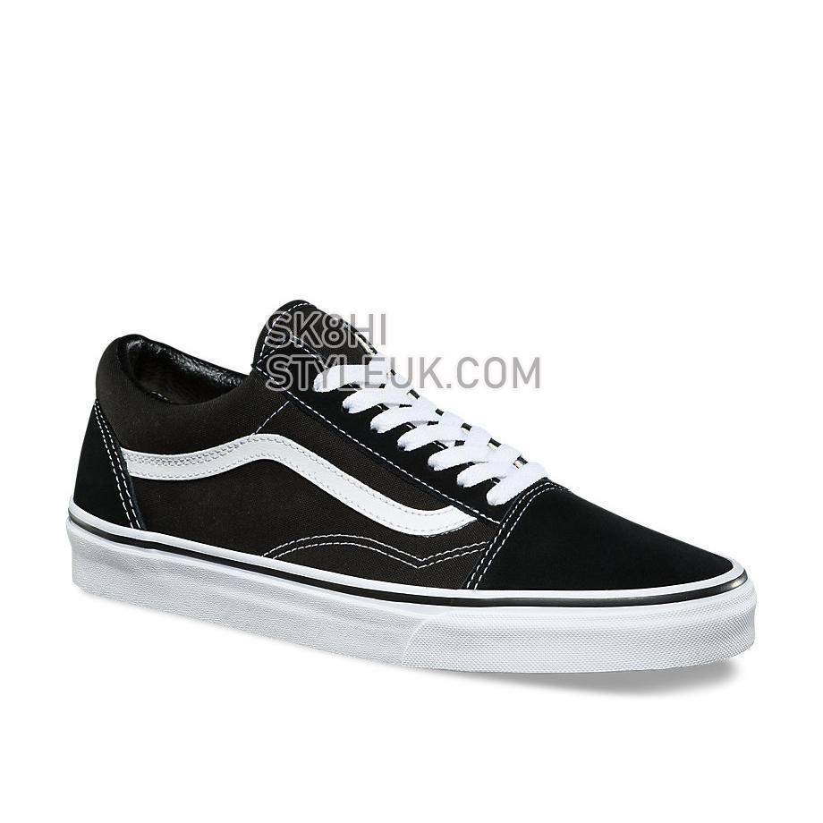 Vans Old Skool Black Mens Womens - Black/White VN-0D3HY28 Shoes