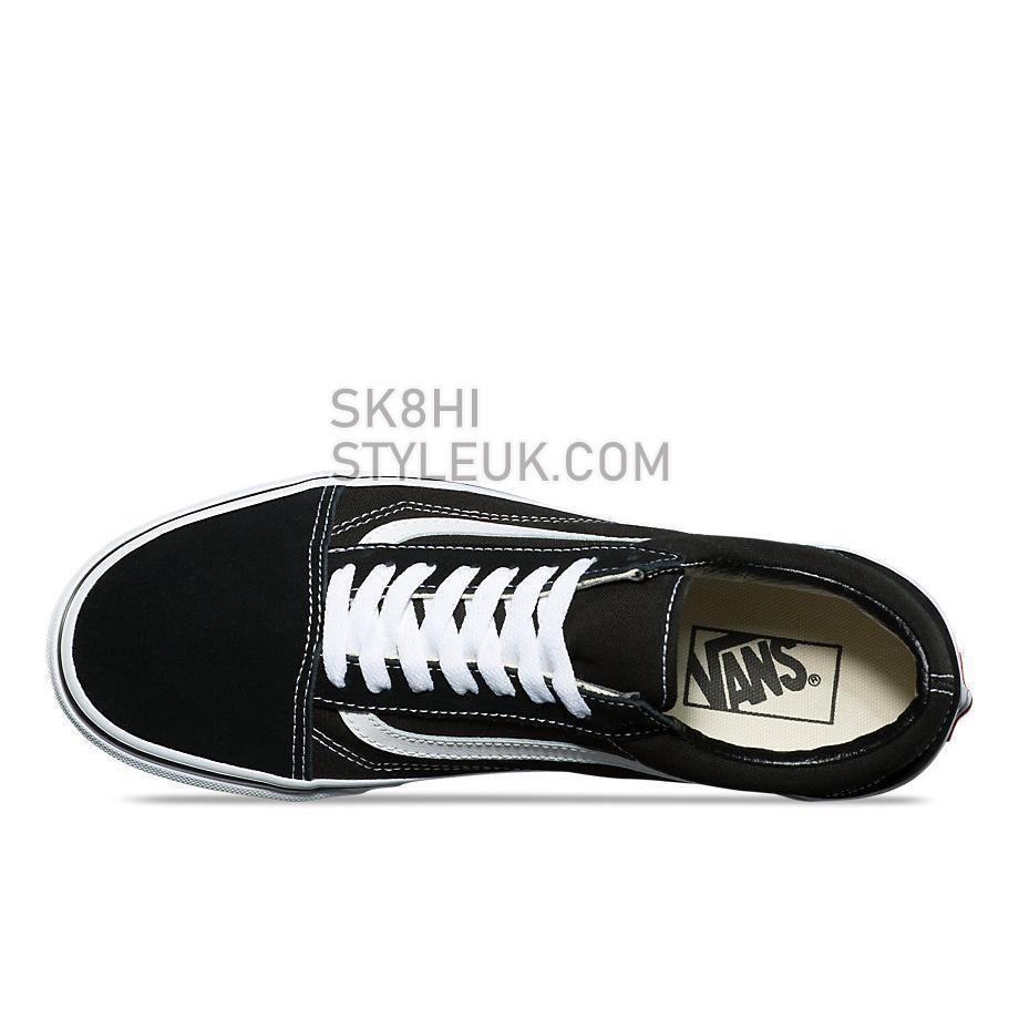 Vans Old Skool Black Mens Womens - Black/White VN-0D3HY28 Shoes