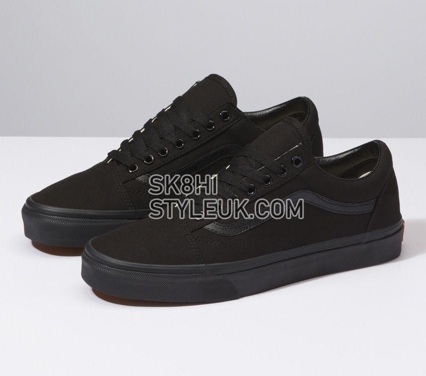 Vans Old Skool Mens Womens - Black/Black VN-0D3HBKA Shoes