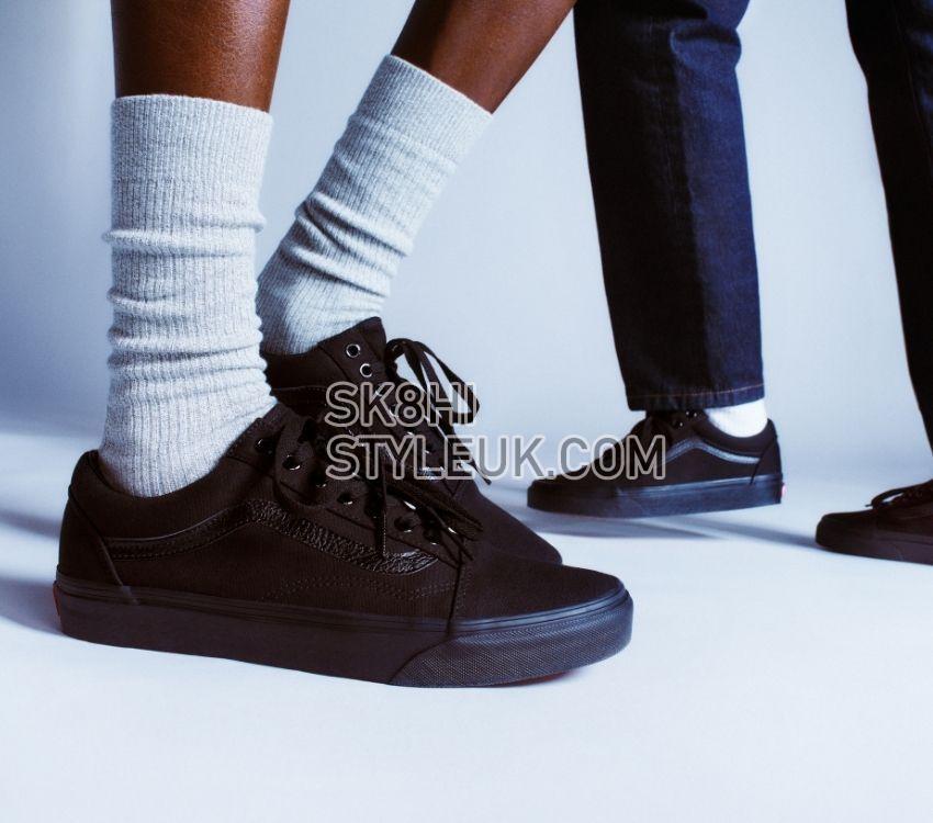 Vans Old Skool Mens Womens - Black/Black VN-0D3HBKA Shoes