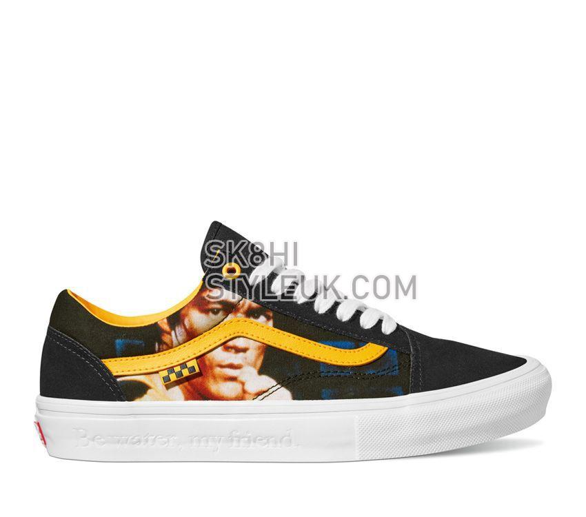 Vans x Bruce Lee Skate Old Skool Mens Womens - Bruce Lee Black/Yellow VN0A5FCBY23 Shoes