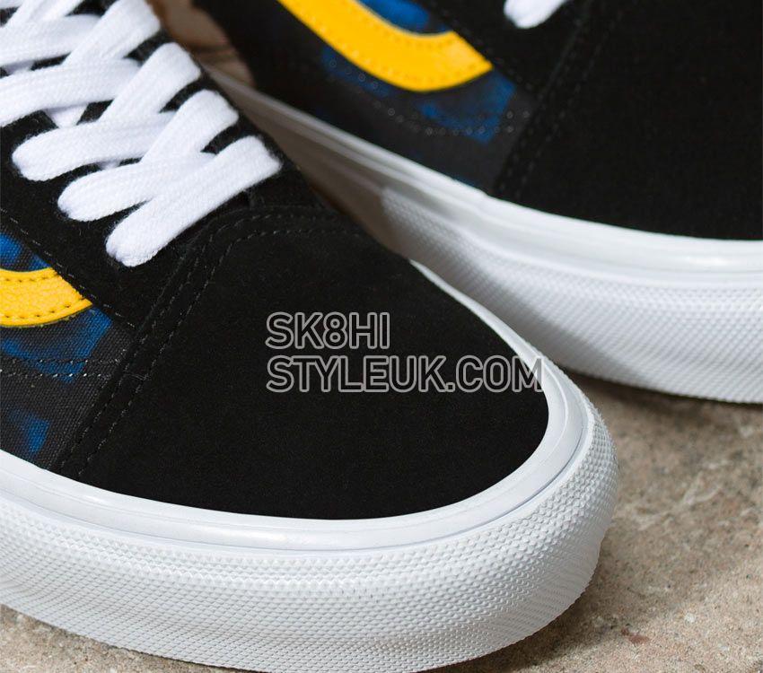 Vans x Bruce Lee Skate Old Skool Mens Womens - Bruce Lee Black/Yellow VN0A5FCBY23 Shoes