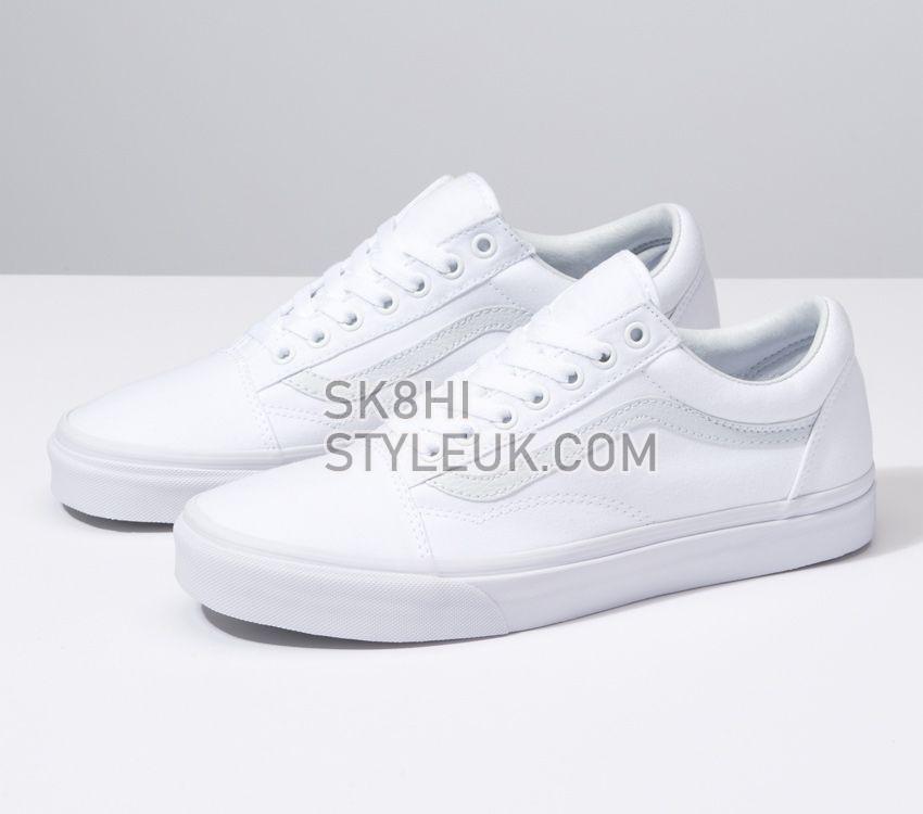 Vans Old Skool True White Mens Womens - True White VN-0D3HW00 Shoes