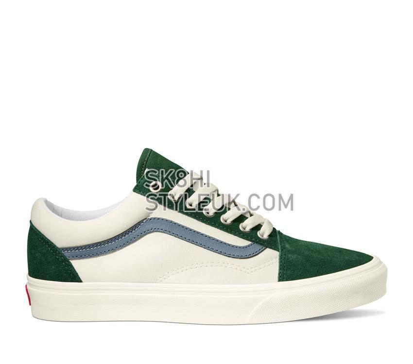 Vans Old Skool Mens Womens - Varsity Canvas Blue/Green VN0A5JMIBLG Shoes