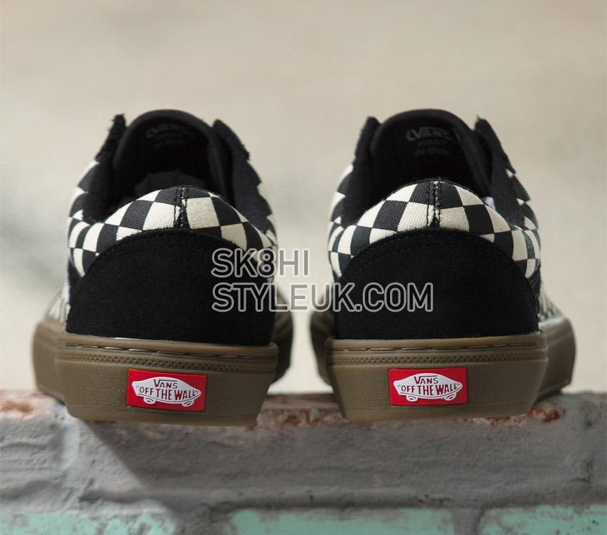 Vans Skate Old Skool Checkerboard Mens Womens - Checkerboard Black/Dark Gum VN0005UZ39L Shoes