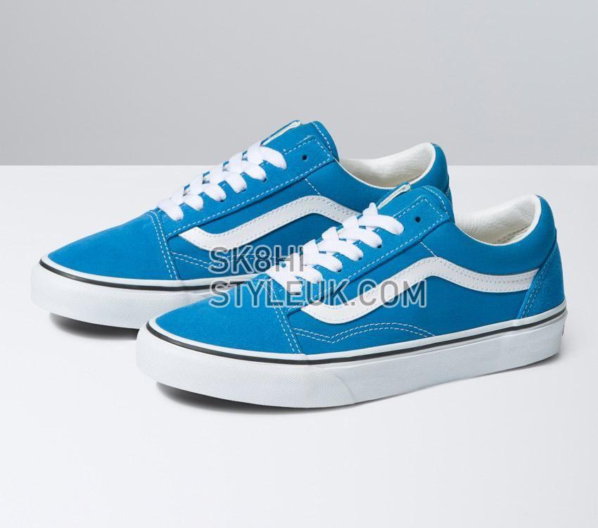 Vans Old Skool Mens Womens - Color Theory Mediterranian Blue VN0A5KRSVD3 Shoes