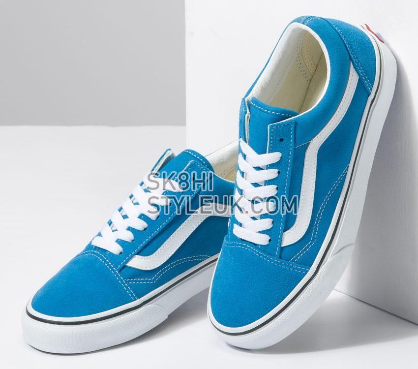 Vans Old Skool Mens Womens - Color Theory Mediterranian Blue VN0A5KRSVD3 Shoes