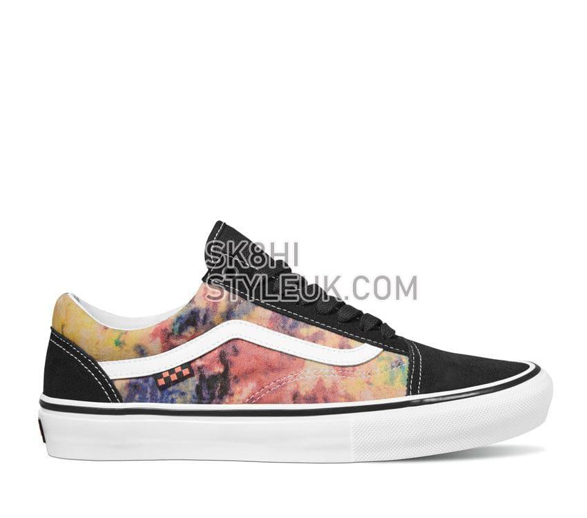 Vans Skate Old Skool Tie-Dye Mens Womens - Tie-Dye Terry Black/Multi VN0A5FCBBML Shoes