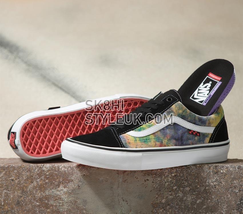 Vans Skate Old Skool Tie-Dye Mens Womens - Tie-Dye Terry Black/Multi VN0A5FCBBML Shoes