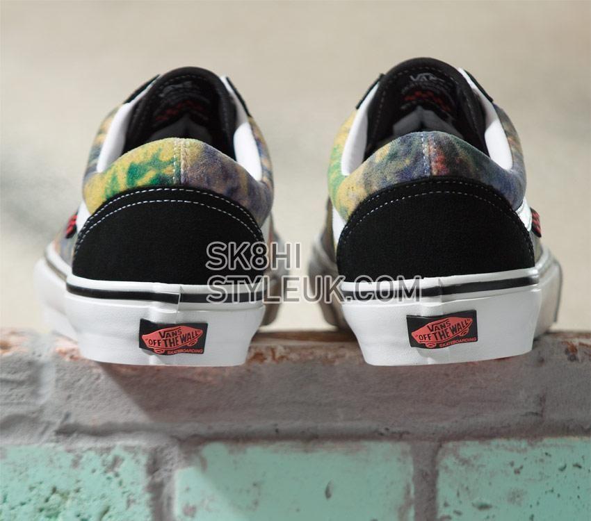 Vans Skate Old Skool Tie-Dye Mens Womens - Tie-Dye Terry Black/Multi VN0A5FCBBML Shoes