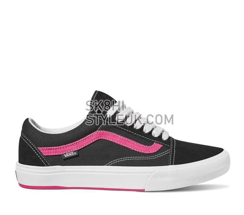 Vans Skate Old Skool Mens Womens - Black/Neon Pink VN0005UZBFY Shoes