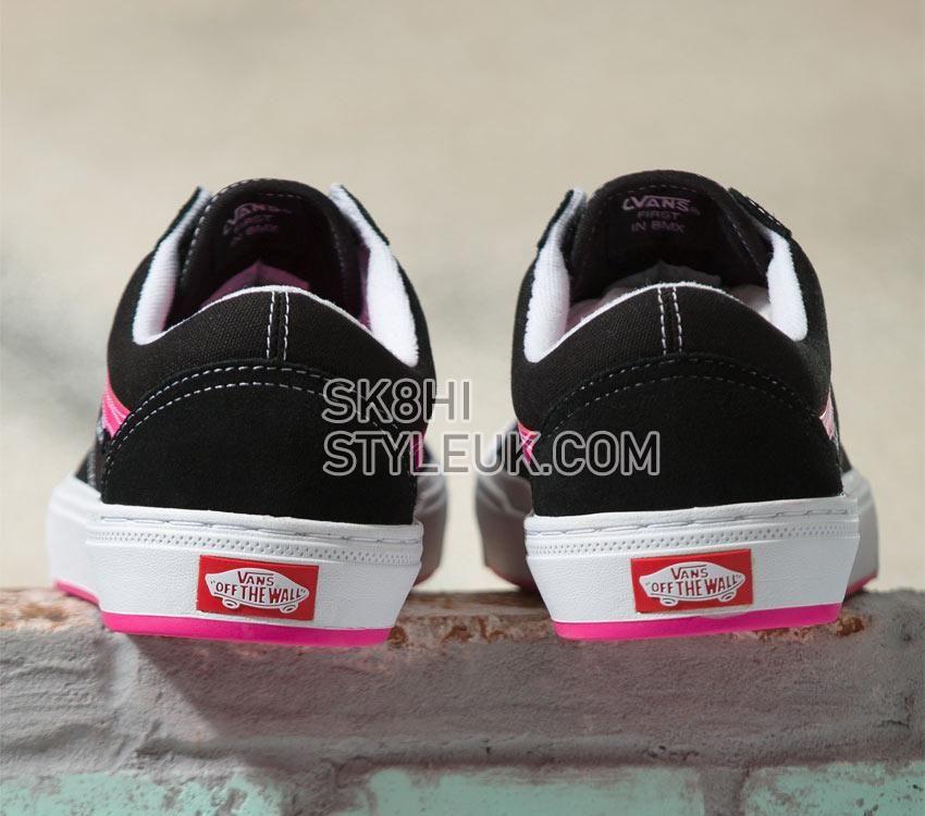 Vans Skate Old Skool Mens Womens - Black/Neon Pink VN0005UZBFY Shoes