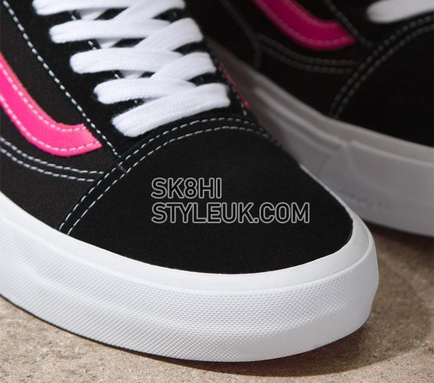 Vans Skate Old Skool Mens Womens - Black/Neon Pink VN0005UZBFY Shoes