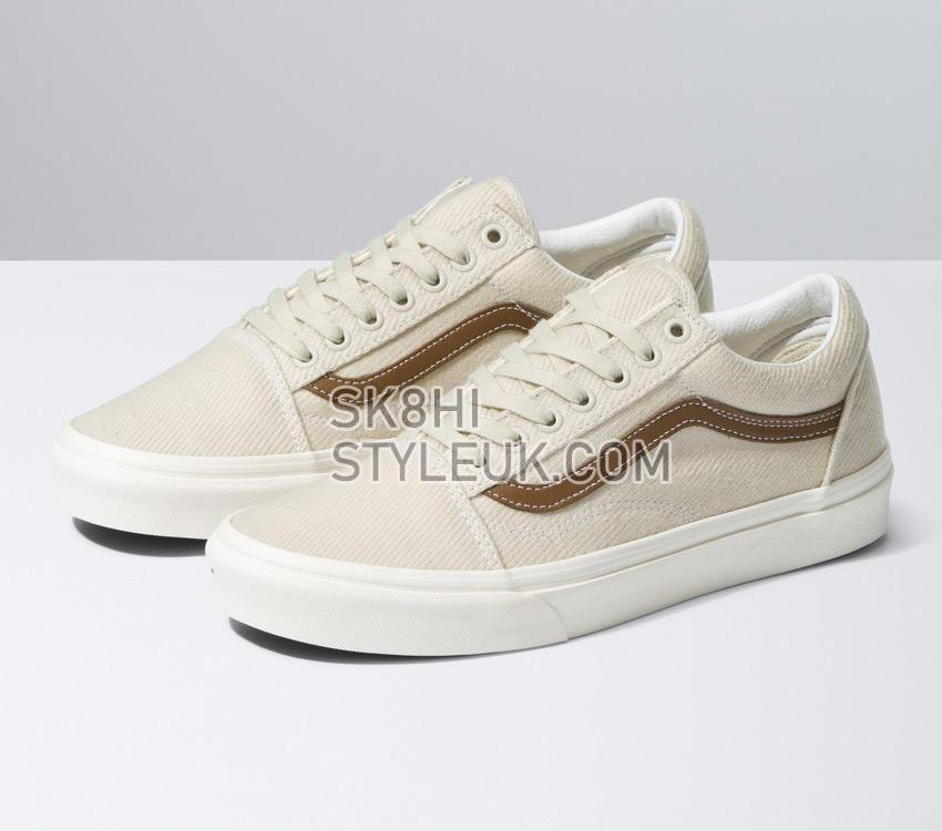 Vans Old Skool Twill Mens Womens - Desert Twill Brown/Beige VN0A5JMIBUE Shoes