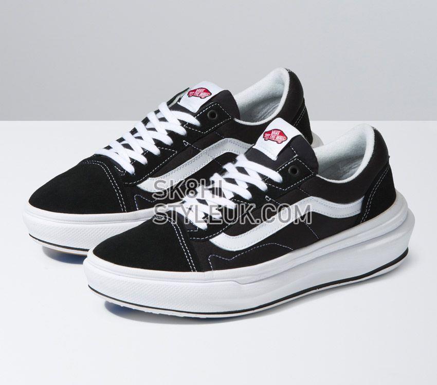 Vans Old Skool Overt Comfycush Mens Womens - Black/White VN0A7Q5EBA2 Shoes