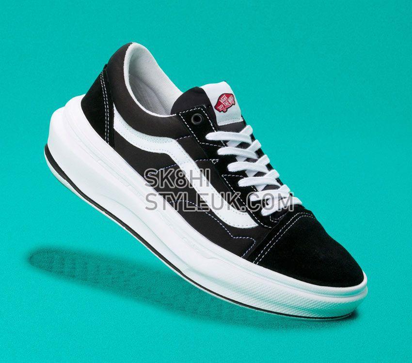 Vans Old Skool Overt Comfycush Mens Womens - Black/White VN0A7Q5EBA2 Shoes