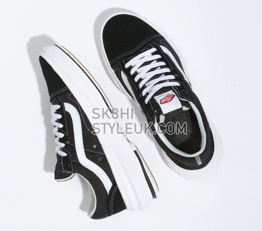 Vans Old Skool Overt Comfycush Mens Womens - Black/White VN0A7Q5EBA2 Shoes