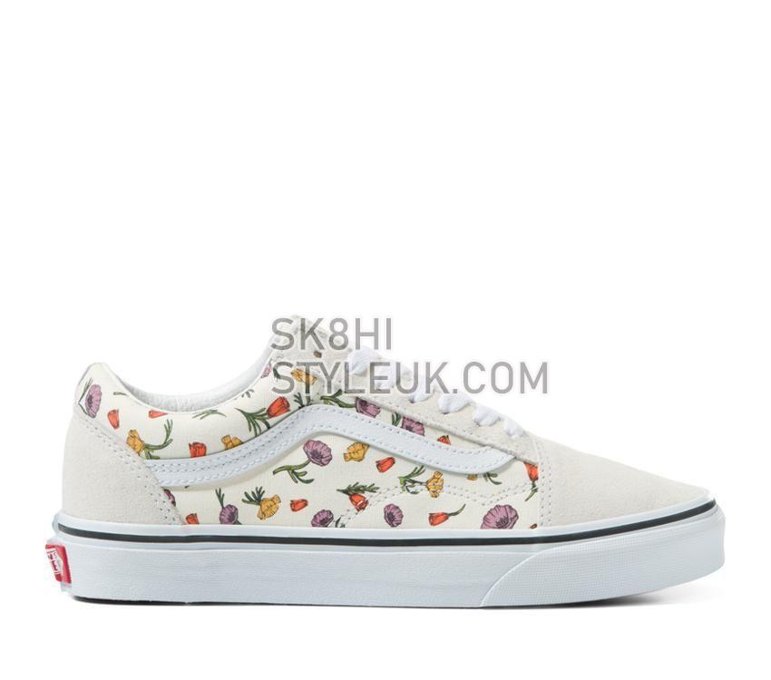 Vans Old Skool Mens Womens - Poppy Floral Cream VN0A5KRSCRM Shoes