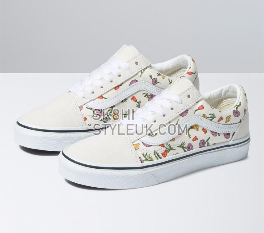 Vans Old Skool Mens Womens - Poppy Floral Cream VN0A5KRSCRM Shoes