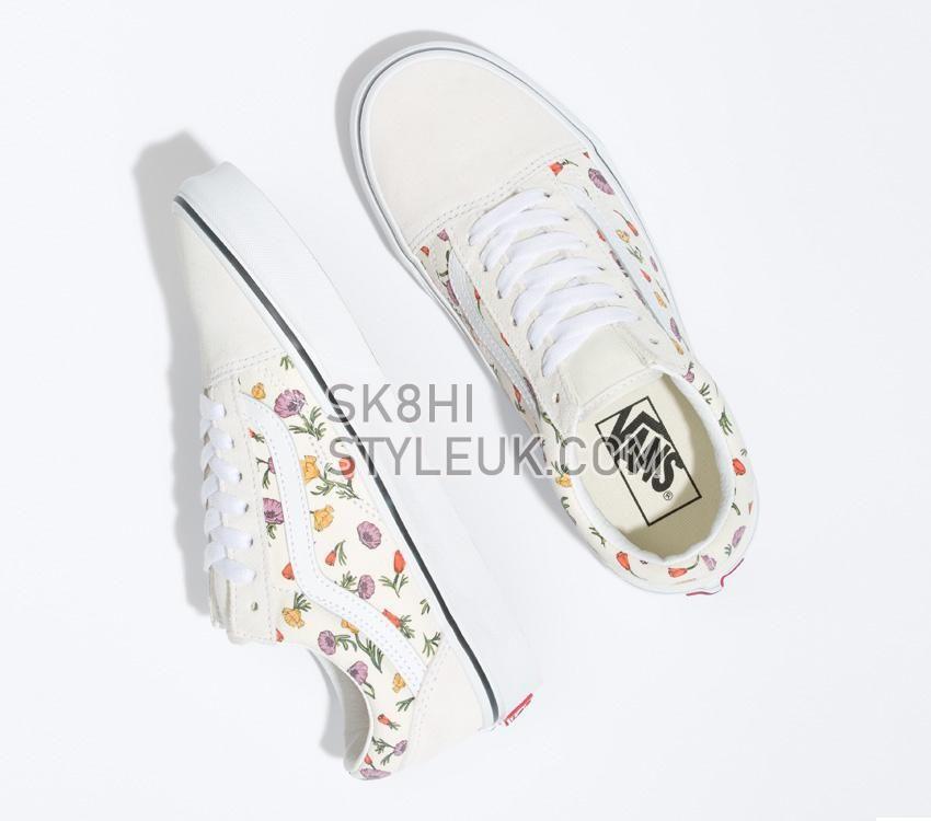 Vans Old Skool Mens Womens - Poppy Floral Cream VN0A5KRSCRM Shoes