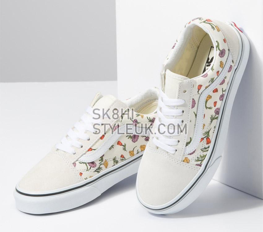 Vans Old Skool Mens Womens - Poppy Floral Cream VN0A5KRSCRM Shoes