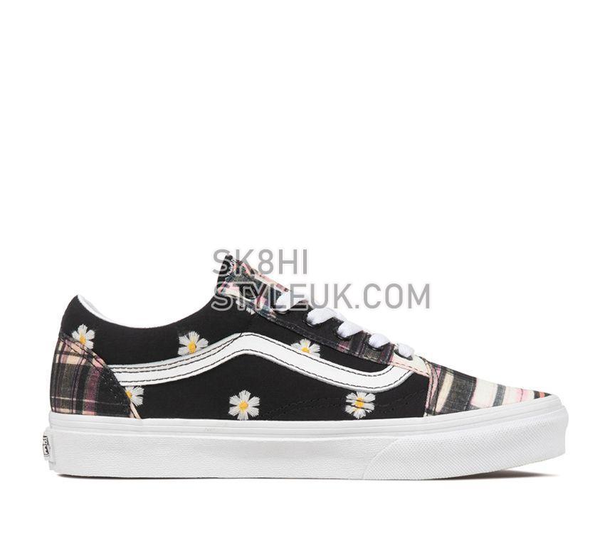 Vans Old Skool Floral Plaid Mens Womens - Floral Plaid Patchwork VN0A5KRSUUW Shoes