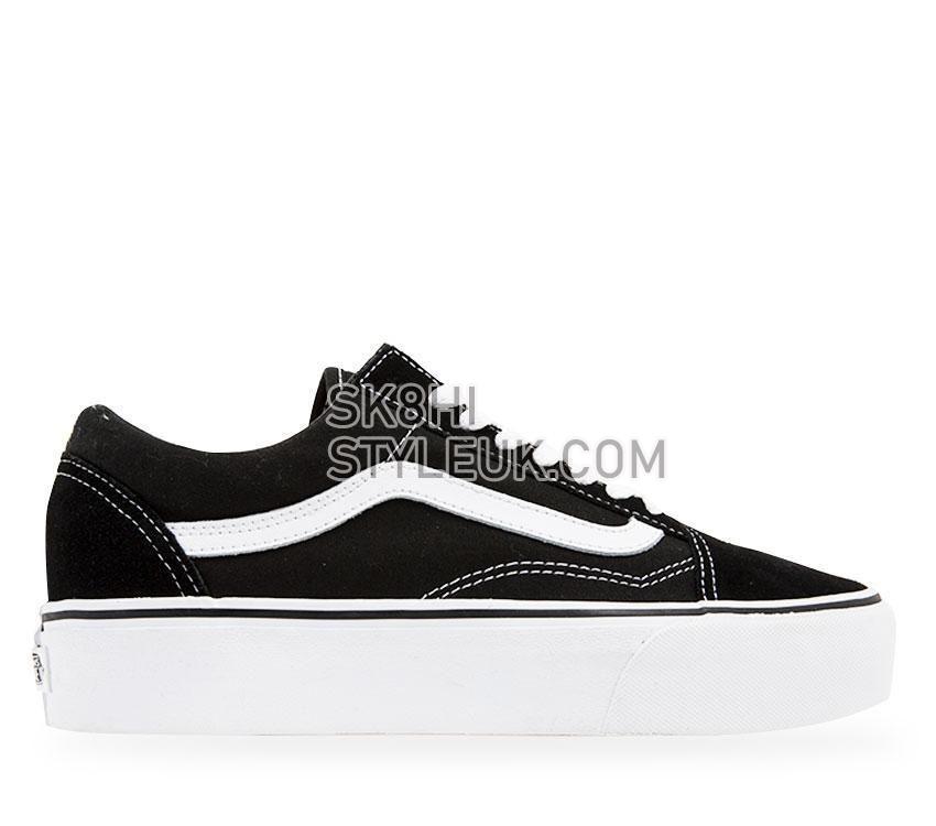 Vans Old Skool Platform Mens Womens - Black/White VN-0B3UY28 Shoes