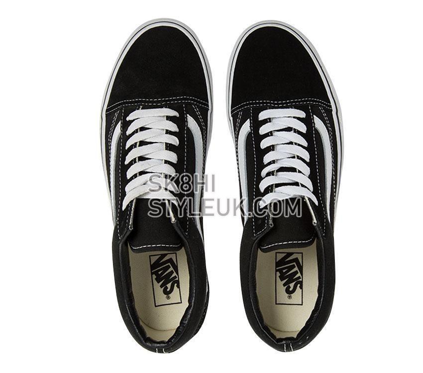 Vans Old Skool Platform Mens Womens - Black/White VN-0B3UY28 Shoes