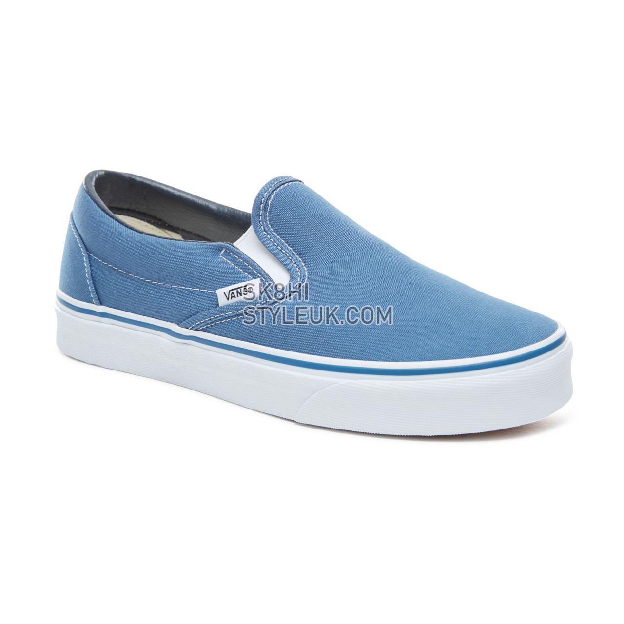 Vans Classic Slip-On Classic Mens Womens - Navy VEYENVY Shoes