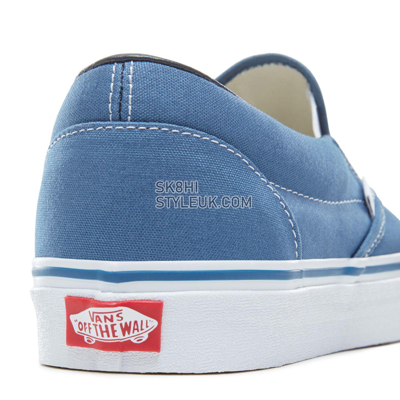 Vans Classic Slip-On Classic Mens Womens - Navy VEYENVY Shoes