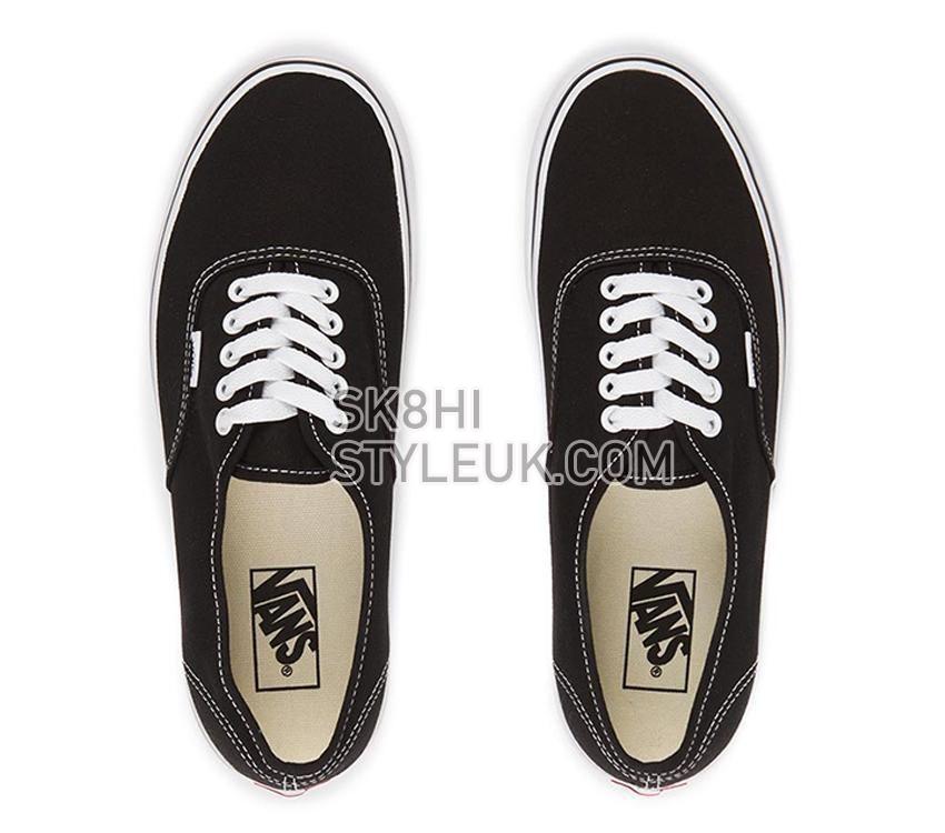 Vans Authentic Black/White Mens Womens - Black VN-0EE3BLK Shoes