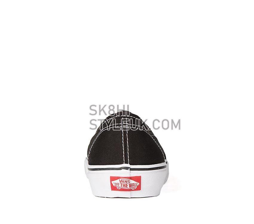 Vans Authentic Black/White Mens Womens - Black VN-0EE3BLK Shoes