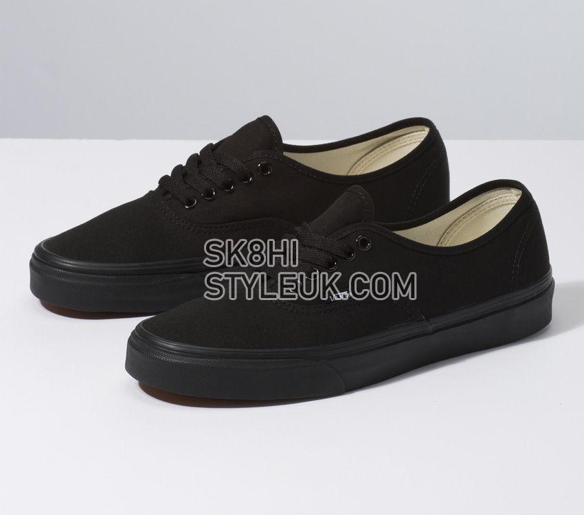 Vans Authentic Mens Womens - Black/Black VN-0EE3BKA Shoes