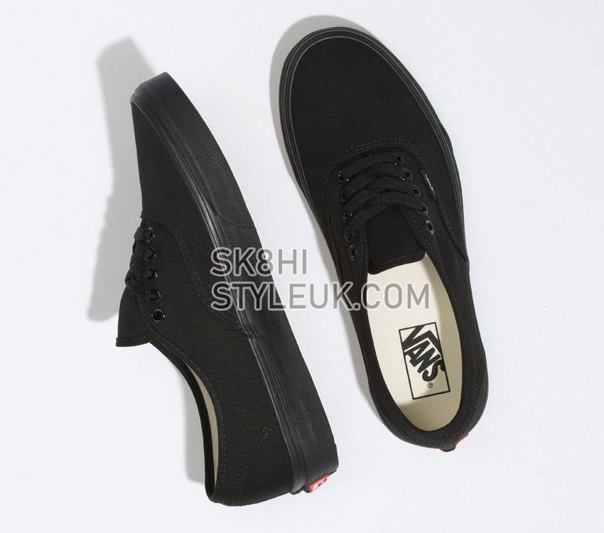 Vans Authentic Mens Womens - Black/Black VN-0EE3BKA Shoes